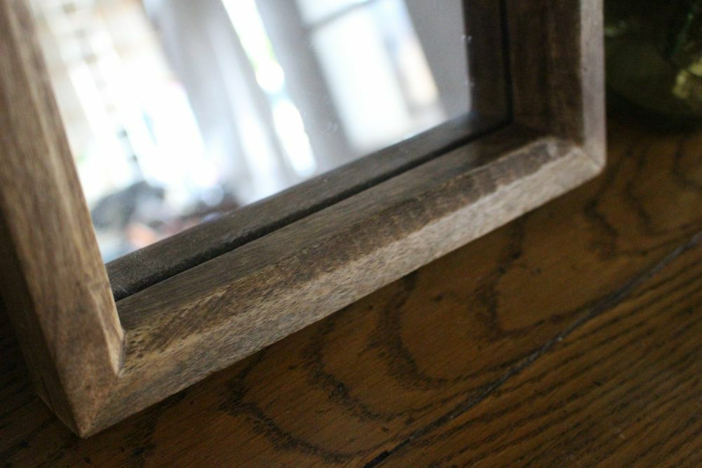 天然木のミラー