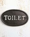 TOILETのサインプレート