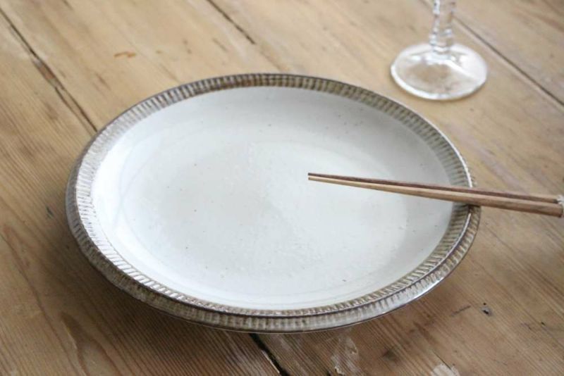 皿 小皿 丸皿 3.5皿 12.3cm 錦十草 おしゃれ 和食器 業務用 美濃