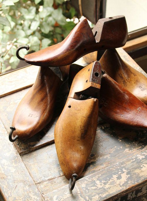 アンティーク シューモールドフック インドの靴工房で使用されていた