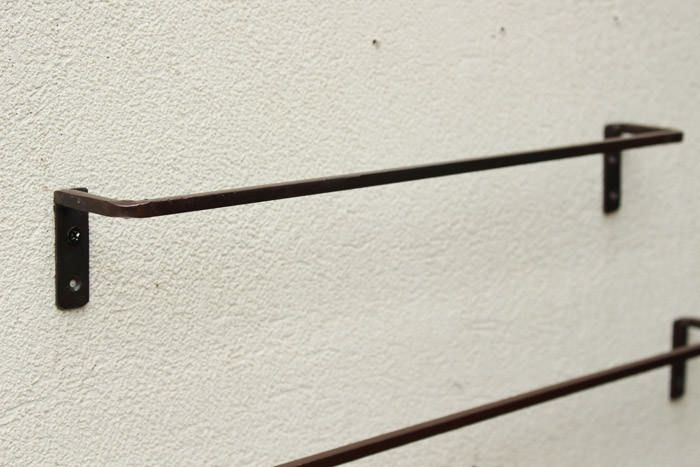 素朴な鉄のタオルハンガー/Mサイズ