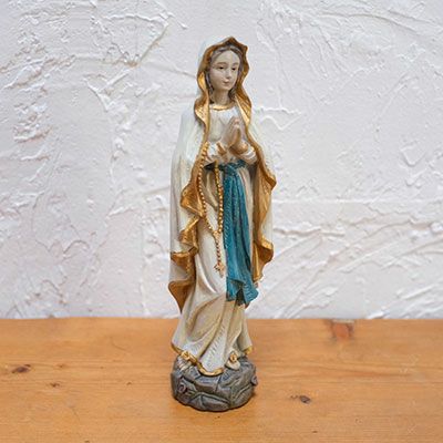 アンティーク調マリア像の置物