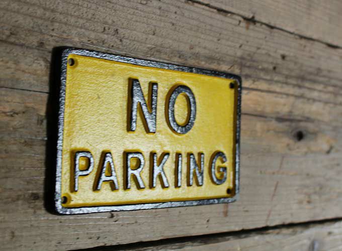 駐車禁止サイン