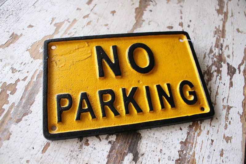 駐車禁止サインプレート