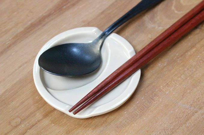 hashiyasume 箸休め スプーン＆箸置き おしゃれなカフェ風 薬味入れも