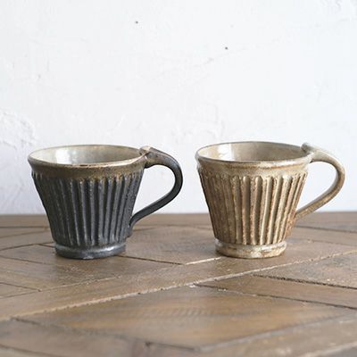 笠間焼作家によるマグカップ