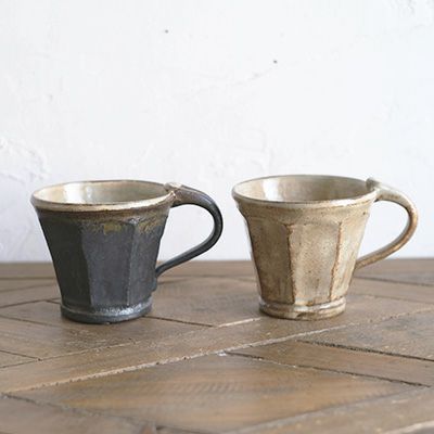 笠間焼作家のマグカップ