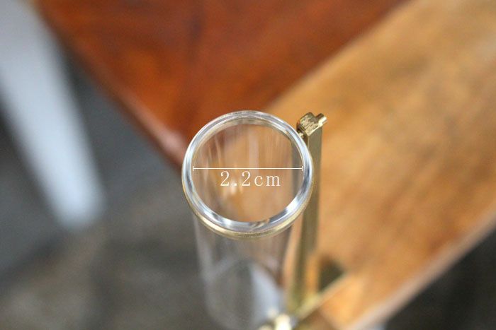試験管風おしゃれなガラスの一輪挿し
