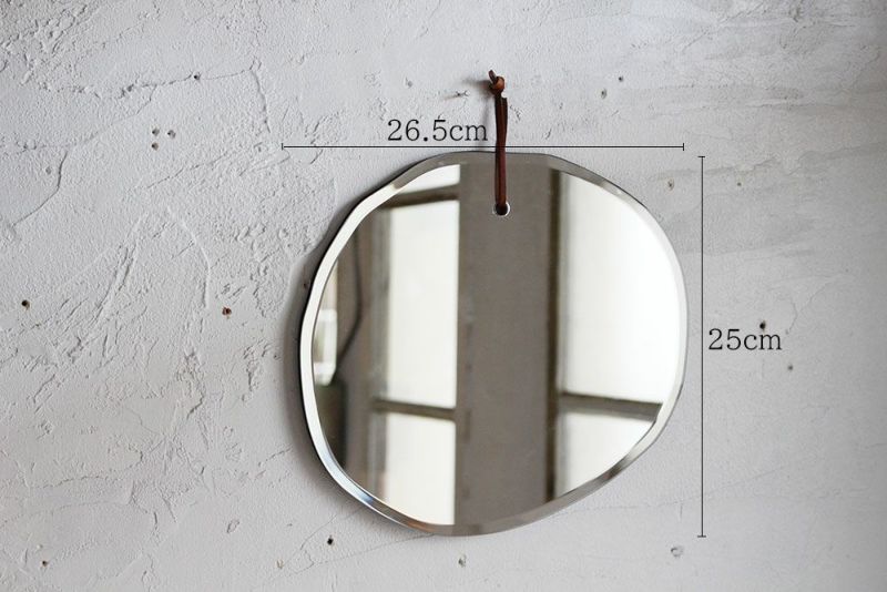 通販日本製時計モチーフの壁掛け鏡 鏡