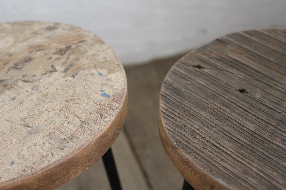 古材の風合いや色の個体差