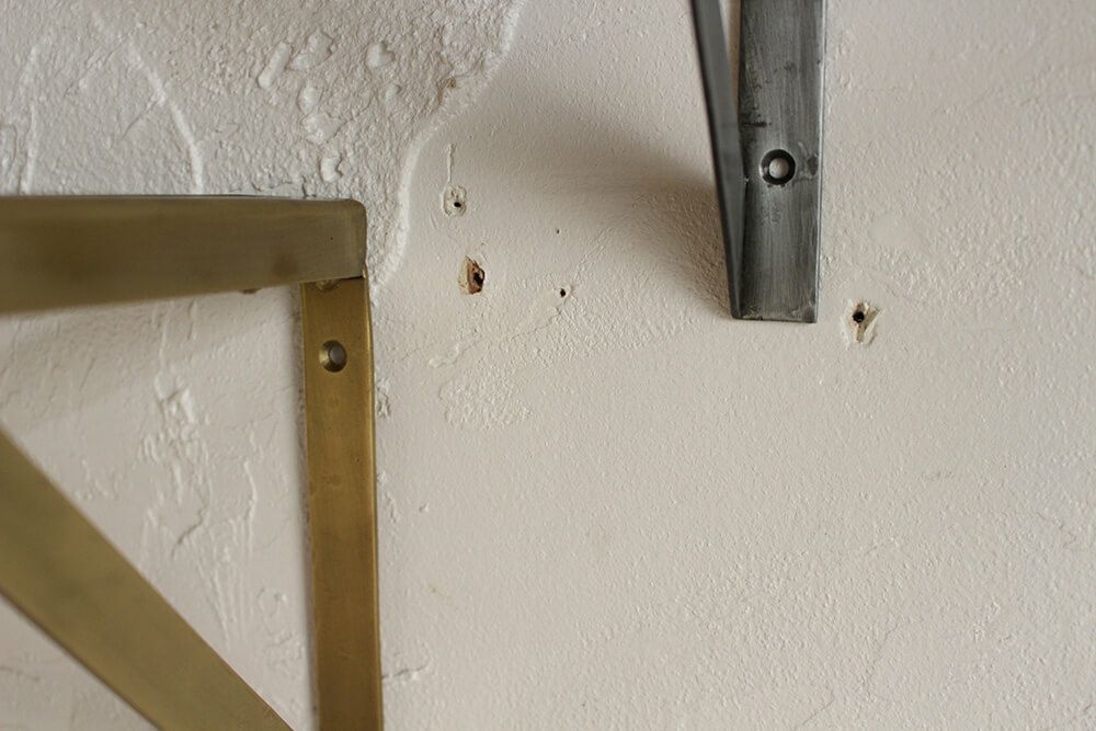 オリバー・ウォールシェルフL/幅47cm 小物の収納におすすめの壁面棚 インダストリアル DIY08