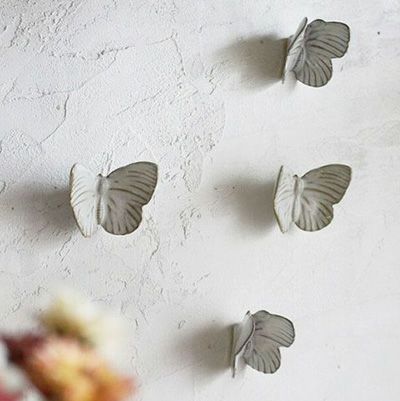可愛い蝶々の壁面装飾