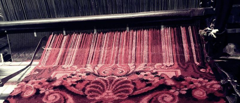 ウィルトン織りのカーペット