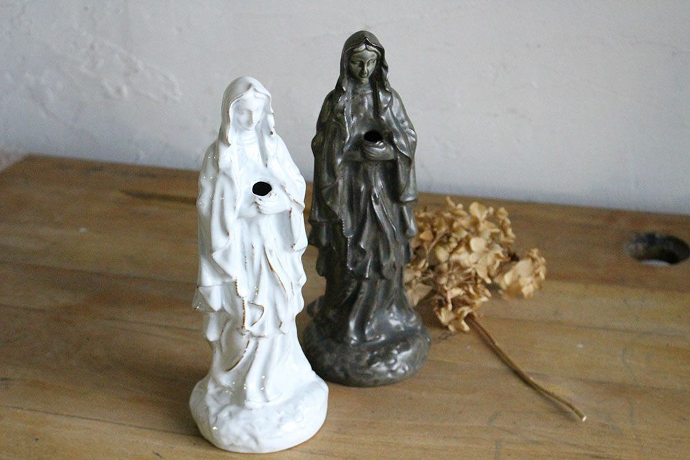 マリア様の陶器像
