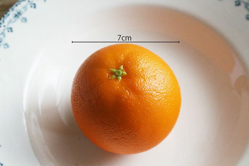 オレンジ食品サンプル