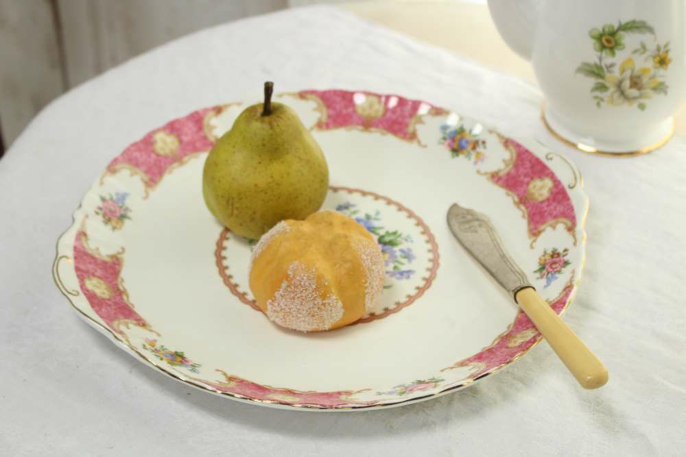 ヴィンテージ Royal Albert B&BプレートLady Carlyle イギリス 朝食用のお皿 食器/アンティーク食器