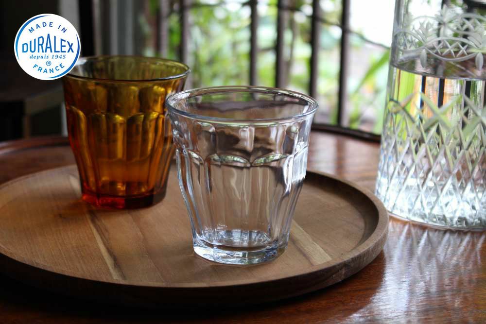 DURALEX フランス製 おしゃれカフェ風のピカルディーグラス 250ml/クリア
