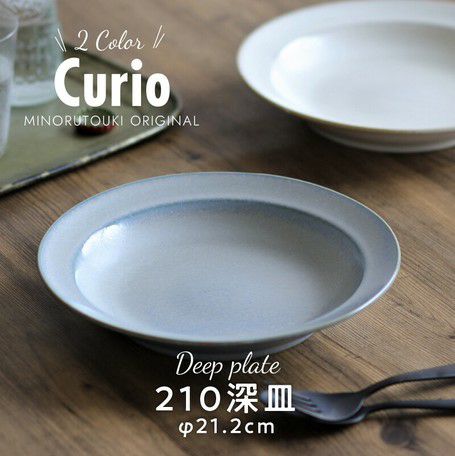 curio 20.5cm カレーパスタ皿