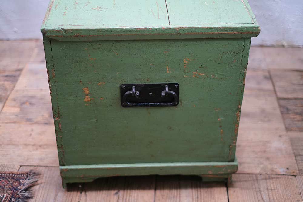 アンティーク木箱 ブランケットボックス