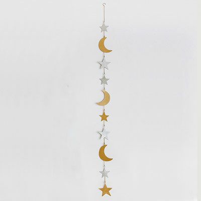 月と星のガーランド