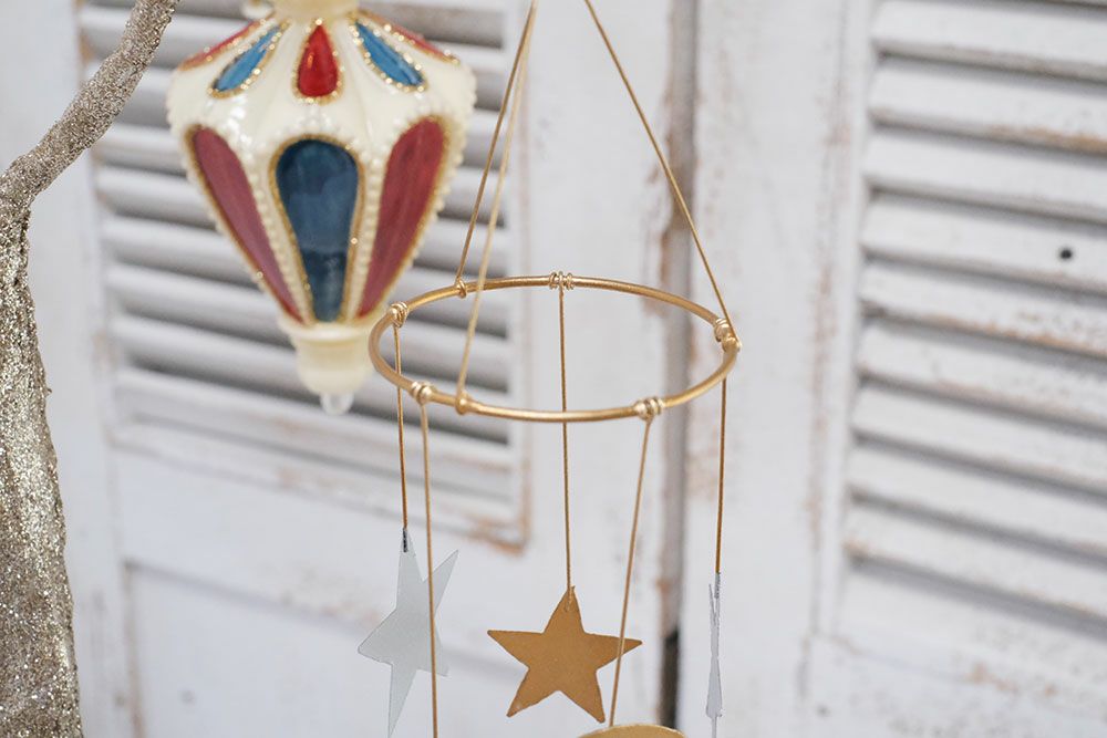 月と星のモビール