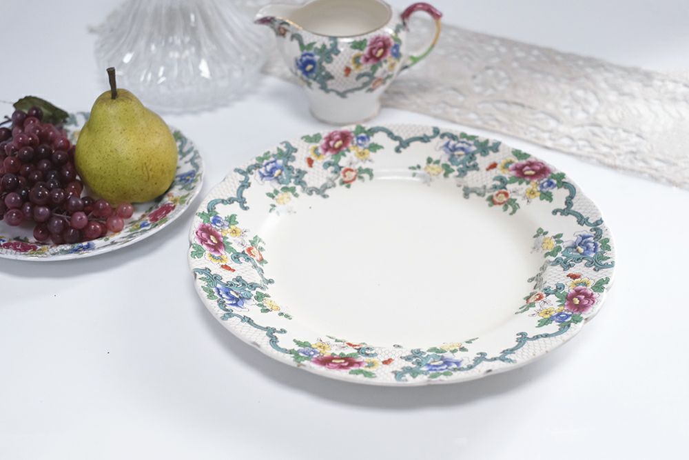 アンティーク RoyalCauldonディナープレート ロイヤルコールドン イギリス お皿 食器/アンティーク食器