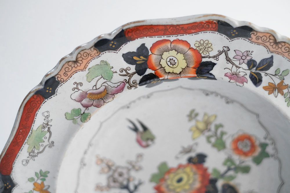 アンティークプレートHicks, Meigh & Johnson社 イギリス 1807年創業 東洋風デザインのお皿 食器06