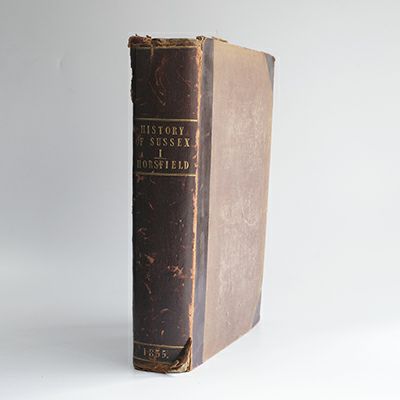 古書イギリスのアンティ―ク本 HISTORY OF SUSSEX