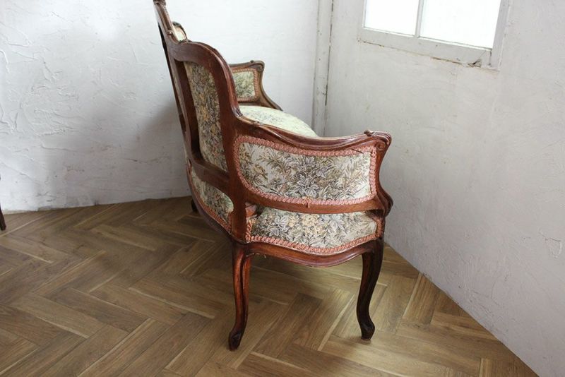 アンティークセティ・ルイ１５世様式 フランス 二人掛けソファの通販 
