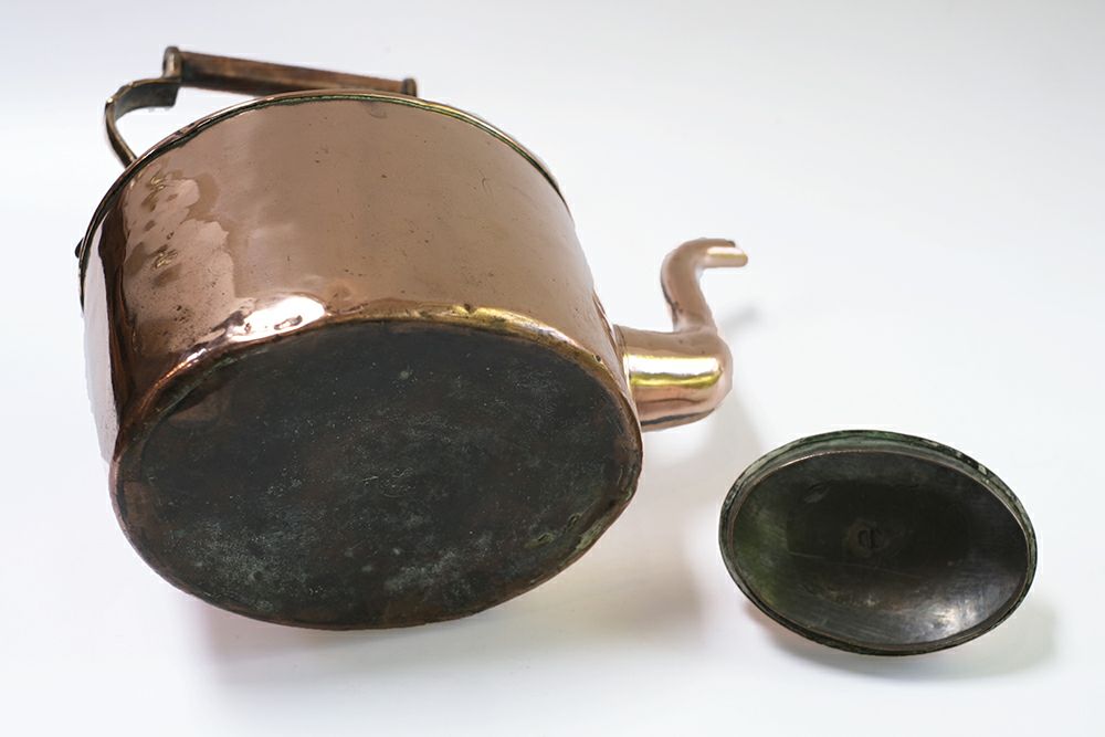 アンティークコッパーケトルA イギリス シンプルなデザイン 銅製ヤカン 