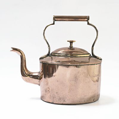 最大級 銅製 コーヒーポット 1950年代 槌目 ジャグ 真鍮製 アンティーク 純銅製？ 調理器具