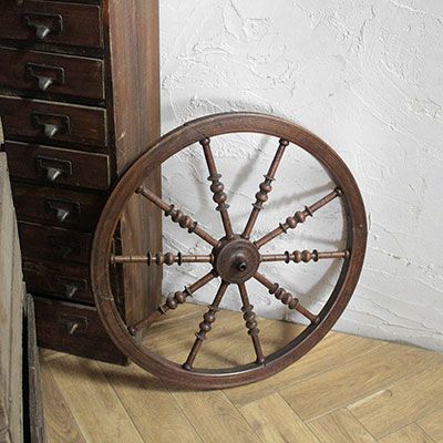 アンティーク糸車のウィール イギリス 木製糸紡ぎの車輪の通販 アンティークショップMALTOオンライン