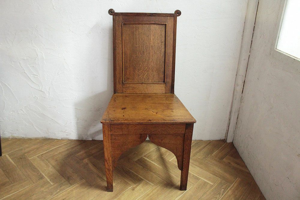 アンティーク 教会の椅子 イギリス 歴史ある木製チェアの通販