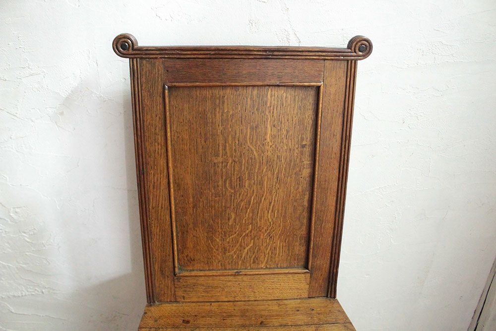 アンティーク 教会の椅子 イギリス 歴史ある木製チェア04