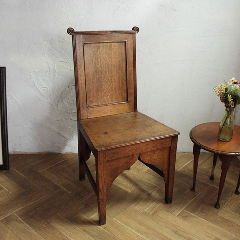 アンティーク 教会の椅子 イギリス 歴史ある木製チェアの通販