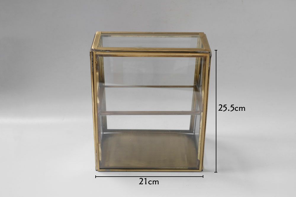 かわいい真鍮の卓上ショーケース おしゃれなインテリア雑貨屋MALTO