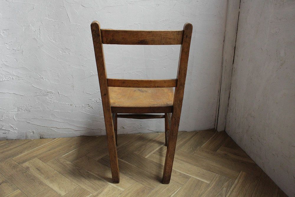 アンティーク チャイルドチェアB イギリス 小さなプリスクール椅子の 
