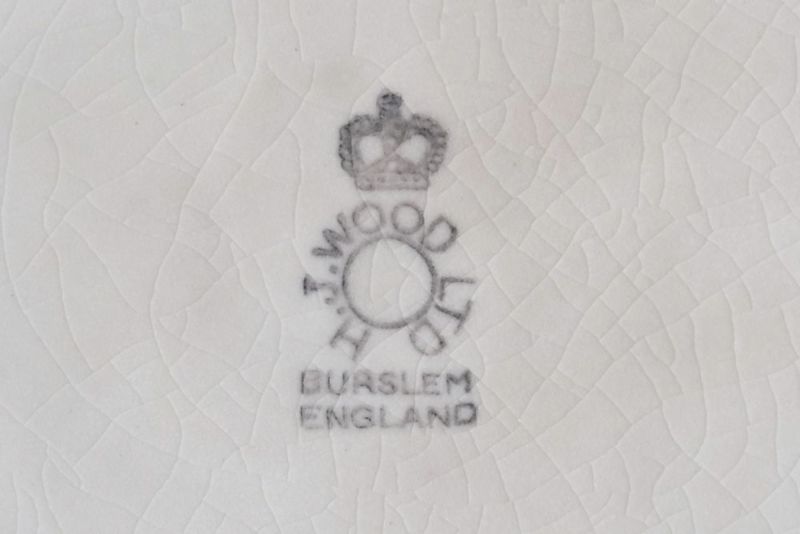 アンティークプレート H.J. Wood Ltd Burslem Englandホールマーク