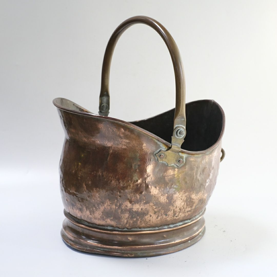 人気ブランドの イタリア製 銅製 アンティーク コールバケツ 