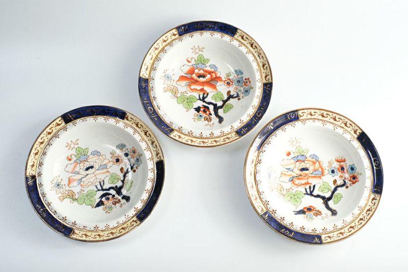 アンティークデザートボウルLosol Ware Keeling & Co Burslem England