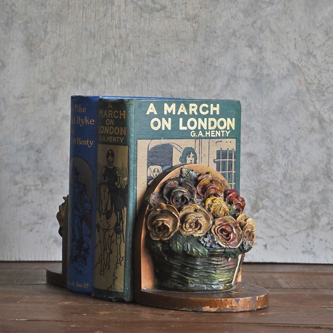 アンティーク・バーボラブックエンド