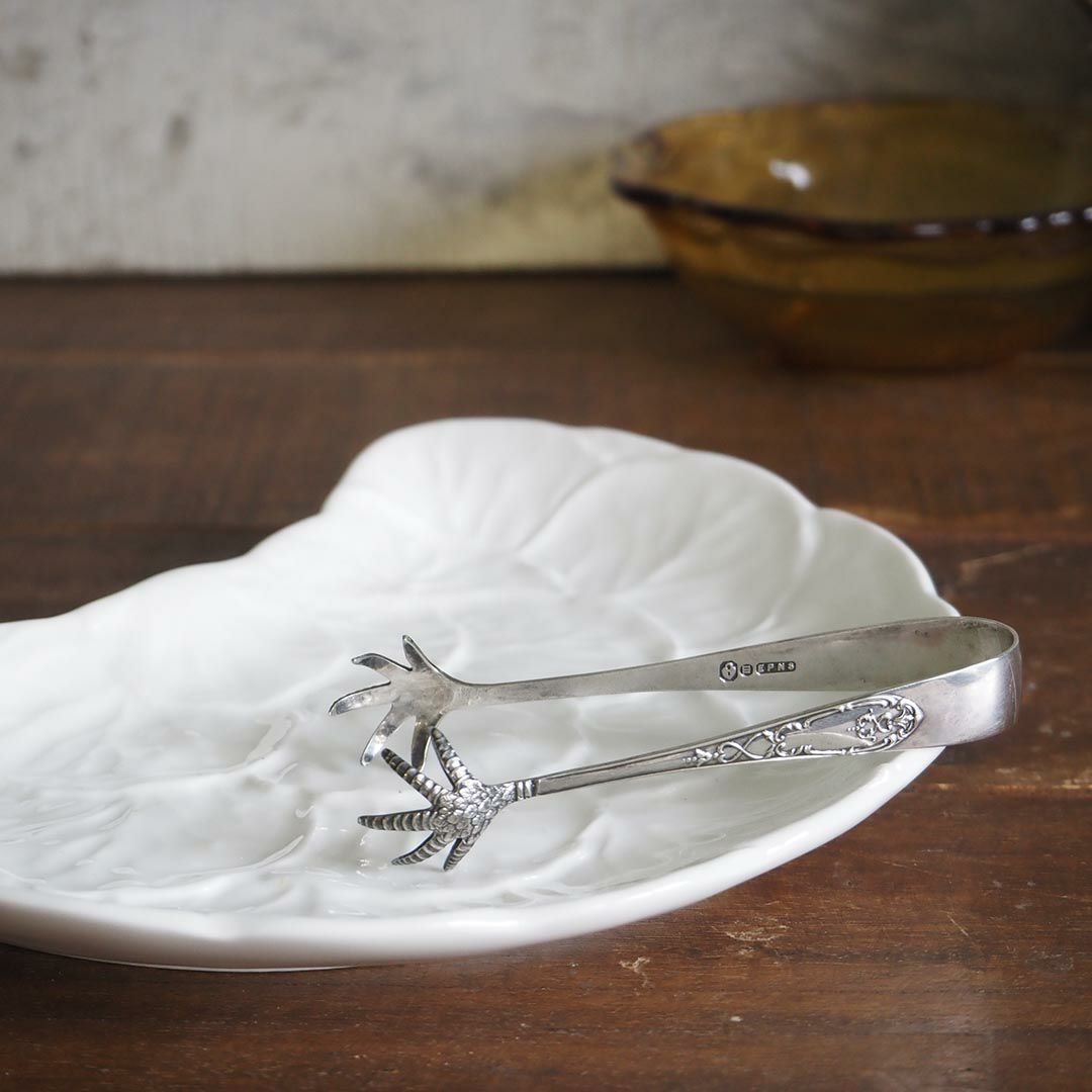 アンティーク シルバープレートスイーツトング