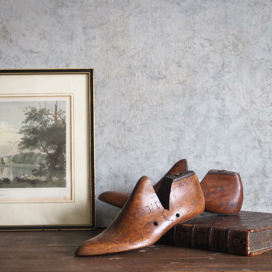 アンティーク シューモールド　ペア