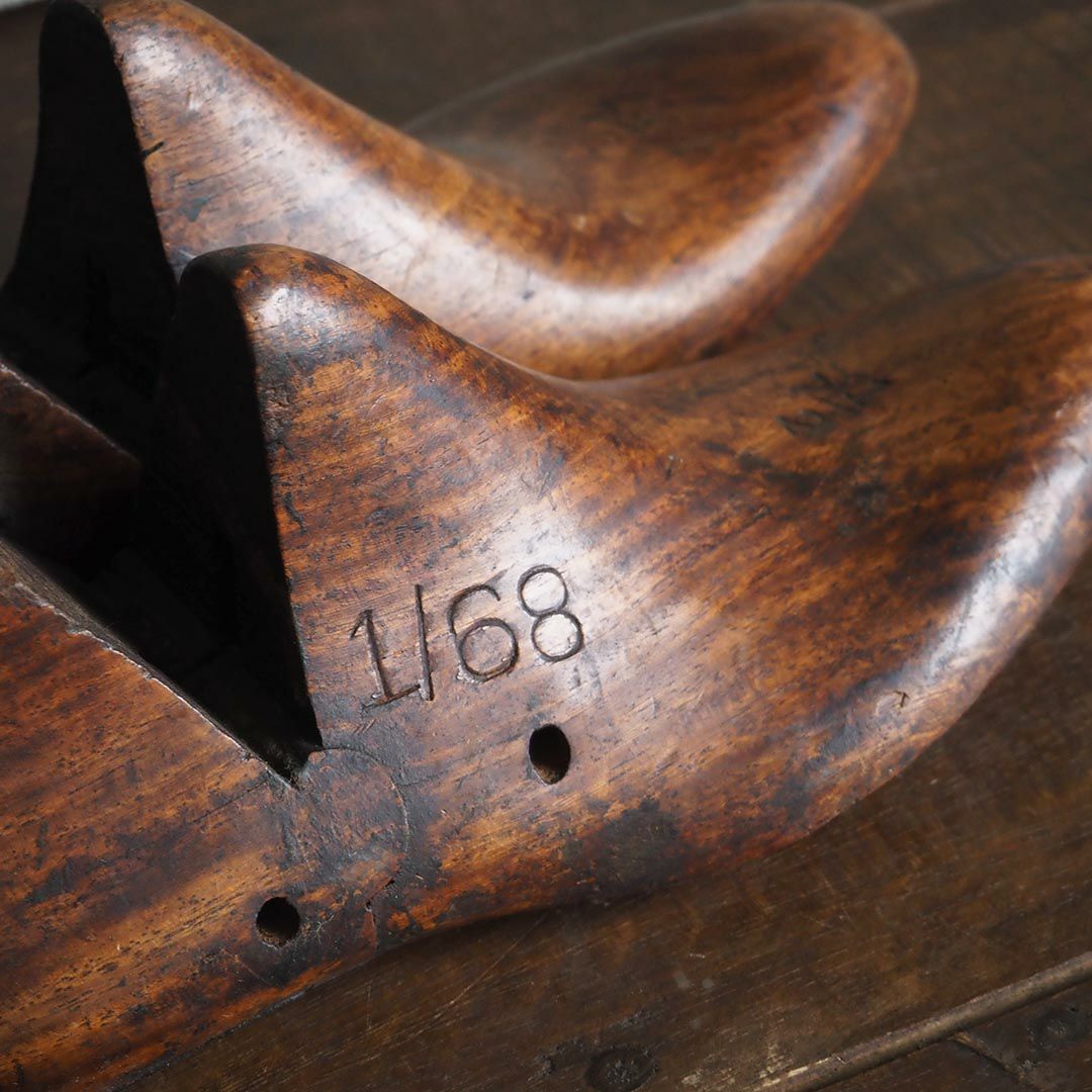 アンティーク シューモールド　ペア古い