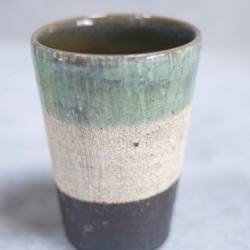 笠間焼 日本工芸会正会員 小林征児 陶器製花瓶 木箱付き 笠間焼 日本