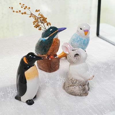 サイドテーブル ペンギン おしゃれ アニマル 動物 ソファ横 ポップ（猫 