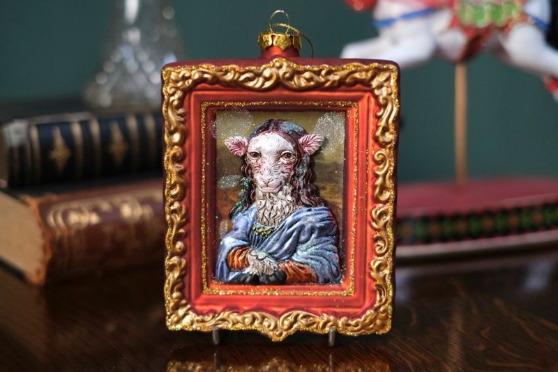 名画をモチーフにしたクリスマスオーナメントの通販インテリア