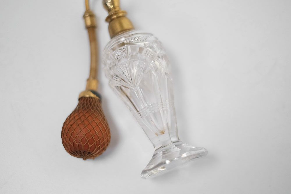 vintage Perfume ゴールドカラー アトマイザー フランス-