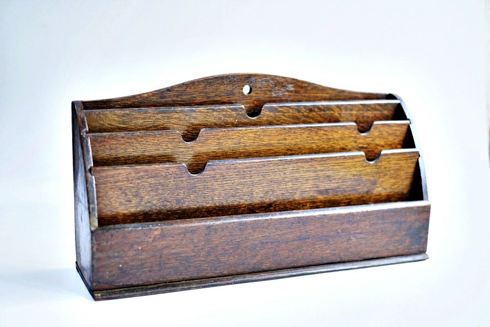 オーク材アンティークレターボックス 19世紀