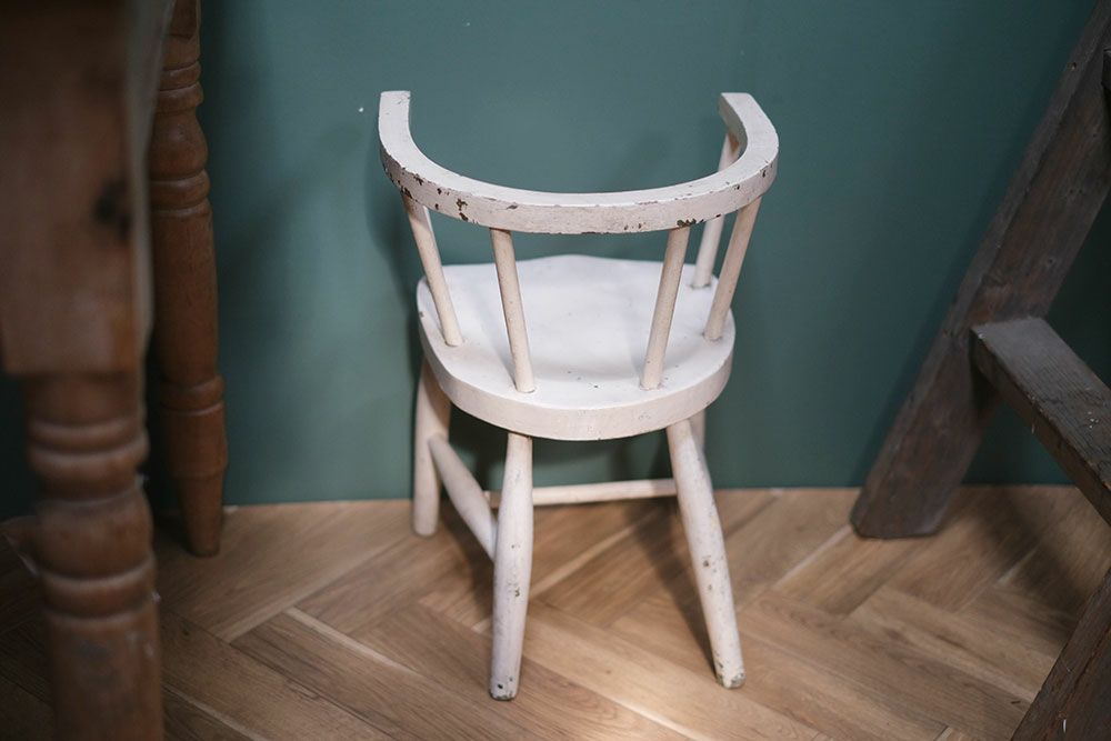 ヴィンテージ ペイントチャイルドチェア 幼児用サイズ 椅子の通販 